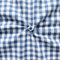 Stoffkontor Tissu en Coton Vichy quadrillé - Bleu et Blanc