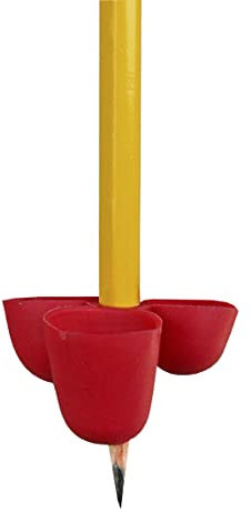 The Pencil Grip Writing Claw for Pencils and Utensils, Medium Size, 6 Count Blue/Red (TPG-21206)