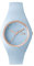 Ice-Watch - ICE glam pastel Lotus - Blaue Damenuhr mit Silikonarmband - 001067 (Medium)