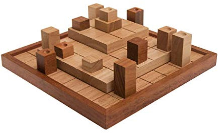 ROMBOL INDUKTO (Hartmut Kommerell, Deutschland, 2015), Gesellschaftsspiel für 2 Personen, Familienspiel, Brettspiel, Gesellschaftsspiel aus Holz