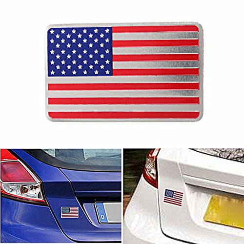 Alamor American Usa Flagge Emblem Aufkleber Metallabzeichen Aufkleber Dekor Universell Für LKW Auto