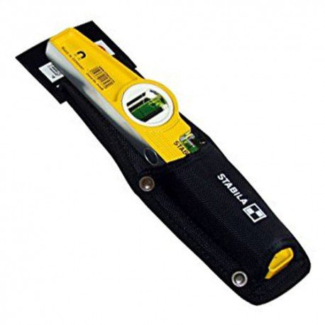 STABILA Wasserwaagenhalter Universal, Schwarz, Magnetisch, 230 mm x 40 mm
