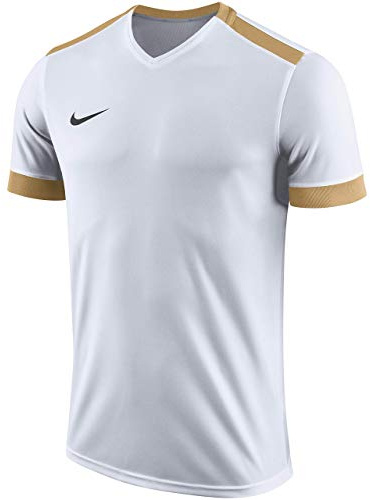 Nike Kids Dry Park Derby II Short Sleeve Top - White/Jersey Gold/Jersey Gold/Black, X-Large