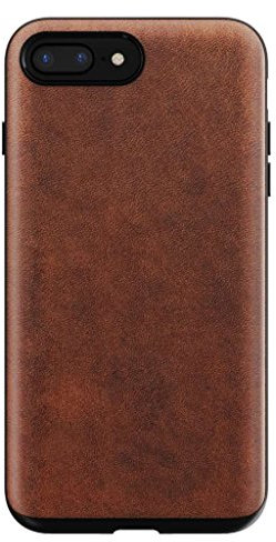 NOMAD NM21LR0R00 Robuste Lederhülle für iPhone 8 Plus/7 Plus, Braun