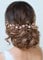 Kercisbeauty Blush Beaded Headband Wedding Bridal Hair Vine Prom Hair Accessories Handmade Leaf Headpiece for Brides Pearl Jewelry (Silver)