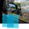 Globents Auto Rückspiegel Regenschutz Folie Antibeschlag Schutzfolie Auto Außenspiegel Wasserdicht Membran Anti-Blendschutz Displayschutzfolie 2 Pack