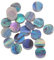 Musiclily Pro 6mm Natürliche Paua Abalone Shell Gitarren Griffbrett Inlay Dots (20er Set)