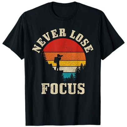 Fotografie Apparel Co. Vintage-Kamera T-Shirt für Fotografen, Herren, Schwarz, S