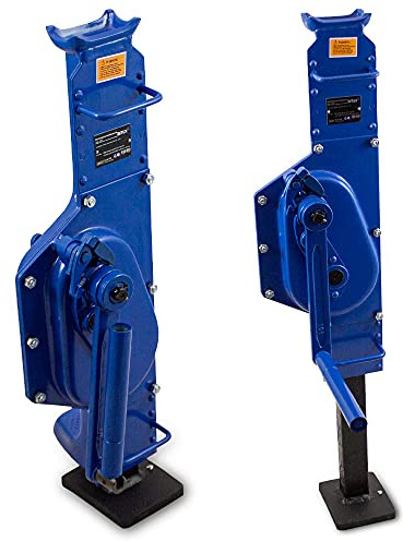 BITUXX® Stahlwinde 10,0 t Zahnstangenwinde Zahnstangenheber Stockwinde Hubwinde Hebewinde 10000 kg Winde (1 Stück)