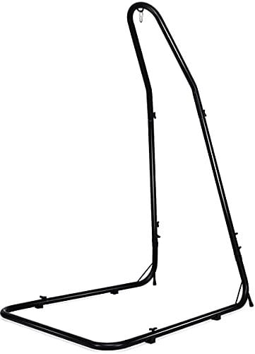 Multigot Adjustable Hammock Holder, Metal Egg Chair Curved Stand, Indoors & Outdoors Hanging Seat Base for Hang Chairs, Swings and Loungers