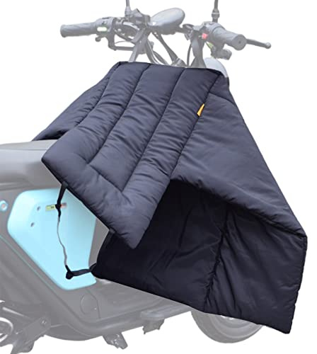 Motorrad Beinschutz Roller Winter, Beinschutz für Motorroller Roller mit Winter-Fleece für Motorroller Regenschutz Roller, Rollerdecke Winter Abdeck-Nässeschutz-Plane Beindecke