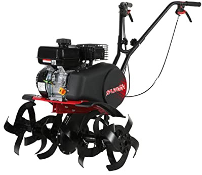 SPLENDOR Motoculteur à gaz 4 cycles 212CC Largeur de travail 33 - 55,9 - 85,1 cm au total - Deux paquets