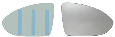 ASG Technik Außenspiegel Spiegelglas Ersatzglas kompatibel mit VW Volkswagen Golf 7 ab Baujahr 2012