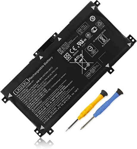 LK03XL Laptop Batteria per HP Envy X360 15-bp 15-bq 15-cp 15-cn 17-ae 17-bw 17-ce 15-bp0xx 15-bp1xx 17-ae0xx 17-ae1xx 15-cn0xxx 15-cn0312ng 15-cn0007ng 15-cn0004ng 15-cn0008nf 15-cn0005nf 15-cp0006ng