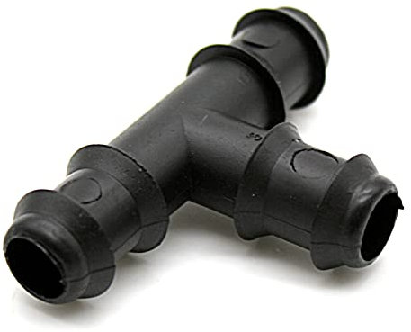 DOJA Barcelona | 16mm T-Stück Bewässerung | Packung 100 | Fitting für Tropfschlauch | Ø 16mm | T-Schlauchverbinder | Zubehör für Tropfbewässerung, für Gartenschlauch, Gartenbewässerung ...