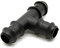 DOJA Barcelona | T Riego 16mm | Pack 100 | Conector para Manguera de Riego por Goteo | Ø 16mm | Conectores en T | Accesorios Riego por Goteo | para Manguera Jardin, Tubo Riego, Riego Huerto..
