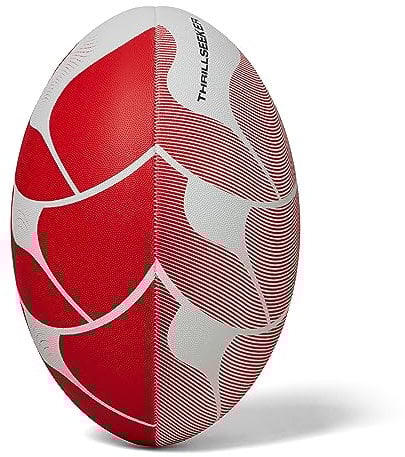 Canterbury Thrillseeker Ballon de Rugby Blanc/Rouge Taille 4