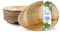 onlyleaf Piatti di Foglia di Palma a Scomparti 26 x 19,5 cm Stoviglie Monouso a Forma di Goccia I Piatto Menu Monouso a 3 Scomparti I Piatti Monouso per Feste Piatti di Palma 50 Pezzi