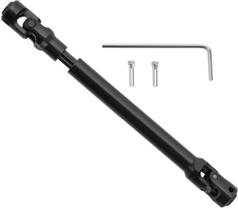 LT Easiyl Albero Di Trasmissione In Metallo Da 129-179 Mm Albero Di Trasmissione Con Scanalatura Interna In Metallo Per Auto Cingolata 1/10 RC Compatibile Con Axial SCX10 90046 AXI03007 T R X 4