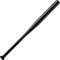 Mazza da Baseball in Acciaio 81cm Rinforzata Super Resistente Peso 1,1Kg Nera o Color Argento con Grip (NERO)