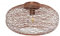 Lindby Deckenlampe Kaviya (Design, Modern) in Kupfer aus Metall (1 flammig E27) - Deckenleuchte Lampe Wohnzimmerleuchte