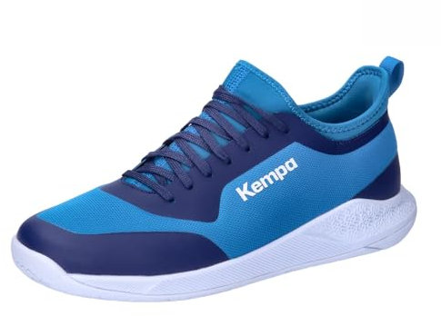 Kempa Kourtfly Junior - Jungen un Mädchen Hallen-Schuhe Handball-Schuhe - Rutschfester Sohle für Indoor-Aktivitäten - ideale Stabilität