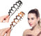 Dinghaole 2 Pièces Bandeaux Zig Zag En Forme de Requin, Bandeau Cheveux Denté, Peigne À Dents Ondulé En Plastique pour Femmes, Dames et Filles