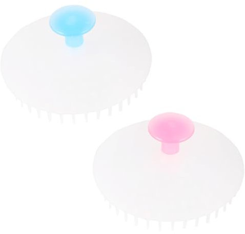 Gogogmee 2 Stück Shampoobürste Kopfhautmassagebürste Ergonomisch Leicht Für Nasses Und Trockenes Haar Mädchen Frauen Kinder Dusche Reinigung Massage