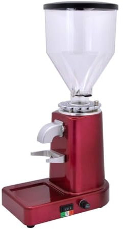 ZYJIX Electric Coffee Grinder Commercial & Home Coffee Bean Grinder Turkish Coffee Milling Machine Professional Miller(Color:Red)