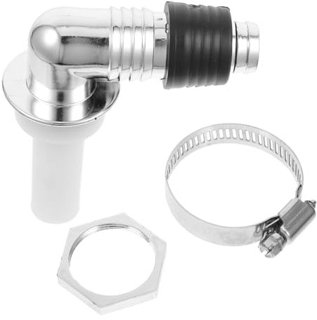 Angoily Washing Machine Drain Hose Connector Anti-overflow Adapter and 1.7cm Diameter Elbow Joint, Dishwasher Hose Extension, Floor Drain Cover for Bathroom and Laundry Use