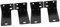 Mikikit Tv-Halterung Decke Tv-wandhalterung Montage Soundbar-Halterung Steht Monitor Studio Einheit Tv Wandhalterung Tv Antenne Universelles Schwebendes Wandregal Metall Black