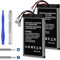 2 unidades 4000 mAh PS4 controlador batería actualización alta capacidad PS4 Pro batería de repuesto para Sony Playstation 4 Dualshock 4 V1 V2 controlador CUH-ZCT2 CUH-ZCT2E CUH-ZCT1E CUH-ZCT1U con