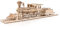 Comfoyar 3D Puzzle Dampflokomotive, Holzmodelle Bausätze Erwachsene, Modellbau Set Holz, DIY Bastelset für Heimdekoration, Weihnachten Geburtstag Männer Frauen, Dampfzug