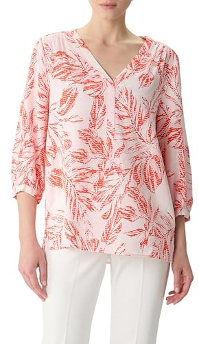 COMMA Gemusterte Bluse mit 3/4-Ärmeln