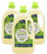 oecolife Colorwaschmittel, Limettenduft, enzymfrei, 3 x 1,5 Liter Flasche, Flüssigwaschmittel Color, kraftvolle Fleckenentfernung, 60 Waschladungen, biologisch abbaubar