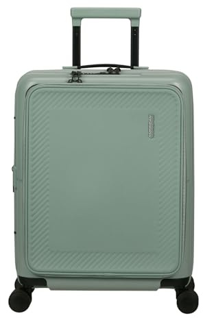 American Touristen Koffer DashPop Spinner 55/23 Front Pocket Laptop Eisberg Grün