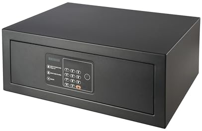 Corby Westminster Coffre-fort numérique pour ordinateur portable 17 Noir