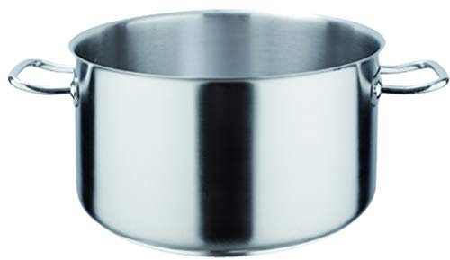 Cuisine et Talents - Faitout Inox Sans Couvercle - Diam 32Cm Ht 19Cm Capacite 15.2L