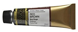 Mijello : Mission Gold : Watercolour Paint : 15ml : Red Brown
