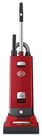 SEBO 91503GB, Upright Vacuum Cleaner, RED, 890 W, 1.5 liters, 70 Decibeles