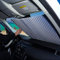 FBARTL Parasol Parabrisas Delantero del Coche, Estilo de acordeón Retractable automático, Parasol Aislante Protector Solar (80cm para CAMION)