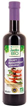 Jardin BiO étic - Vinaigre Balsamique de Modène IGP 50 cl, 500 ml (Lot de 1)