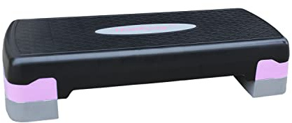 Höhenverstellbare 10,2 cm - 15,2 cm Aerobic-Stepplattform Fitnessgeräte Workout Stepper Trainer für Indoor-Übung