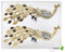 Inge-glas Magic 2 Hänger Pfau Kunststoff 20,5 cm Box Gold - Weihnachtsornament - Christbaumschmuck - Hängend - Fancy - Pfau - 20,5 cm - Gold - Weihnachten