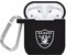 Game Time Las Vegas Raiders Silikonhülle Kompatibel mit Apple AirPods Akkuhülle Schwarz