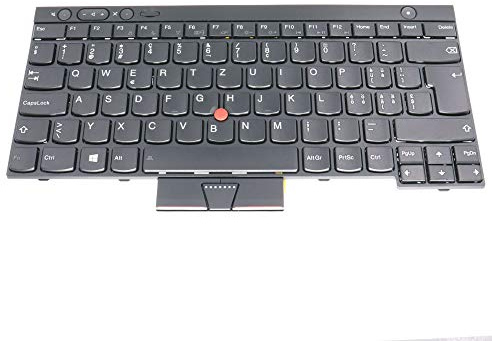 LeFix Clavier suisse non rétroéclairé QWERTZ 04X1228 compatible avec Lenovo Thinkpad T430 T430i T430s X230 X230i T530 T530i W530 L530 L430