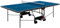 Schildkröt Tischtennisplatte SpaceTec Indoor, Indoor Kompakttisch, 16mm Feinspanplatte, Blaue Oberfläche, schwarzes Untergestell, klappbar und durch Räder leicht fahrbar, 838546