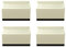 Lot de 4 rehausseurs de meubles, rehausseurs de lit, rehausseurs carrés, rehausseurs de pieds de lit, hauteur de 7,5 cm ou 15 cm, rehausseurs de lit réglables pour table, chaise, canapé, dortoir