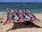Neso Zelte Grande Beach Zelt, 2,1 m hoch, 2,8 m (9 ft) x 2,8 m (9 ft), Verstärkte Ecken und Kühlfach(Color) (Rette das Riff)