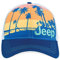 Jeep Beach Sunset Twill Mesh Back Hat Blau